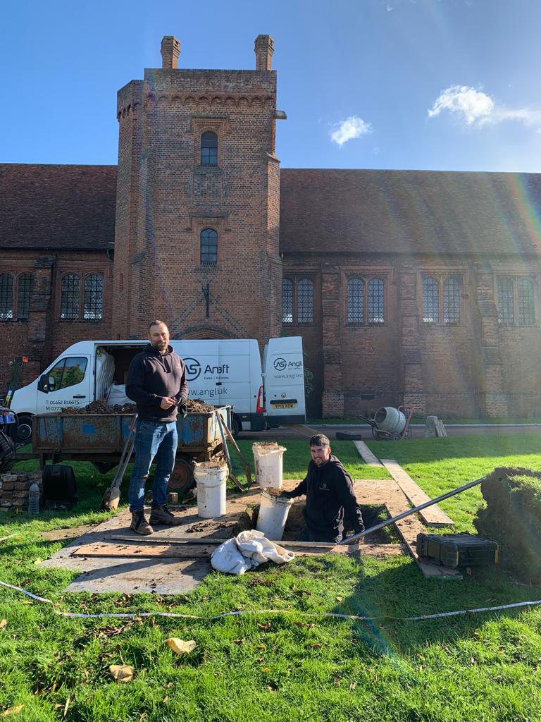 Christmas Tree Prep At Palace Green Hatfield Park