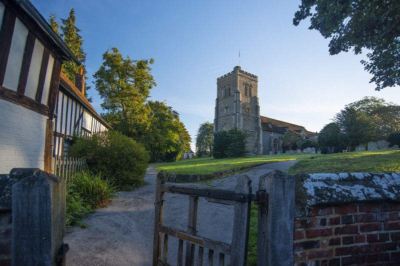 St Etheldreda’s, a beautiful building with a wealth of history, stands just outside the walls of Hatfield House...